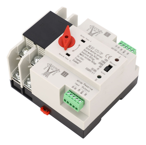 Conmutador De Transferencia Ats Ac110v 100a De Doble Potenci