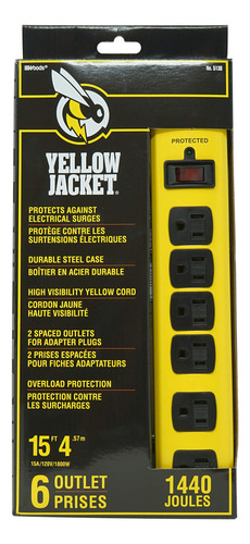Yellow Jacket 5138n - Protector De Sobretensiones De Cablead