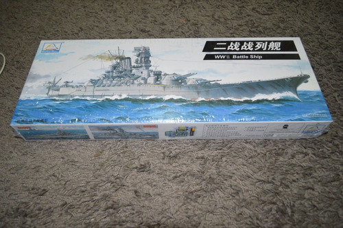 Maqueta Armable Del Acorazado Japonés Yamato.  Jp