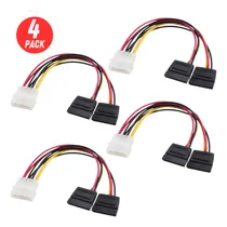 Comprar Cable Adaptador 1 Molex A 2 Sata Poder Fuente De Poder Doble
