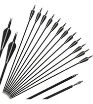 Comprar Flechas Carbono De 80cm 12 Unidades Para Articulos De Caza