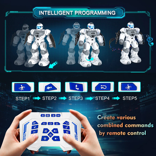 Robot Inteligente De Control Remoto Para Niños De 6 10 Años