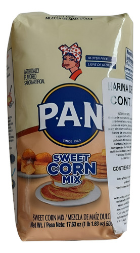 Harina Pan Mezcla De Maíz Dulce 500g Para Arepas De Choclo