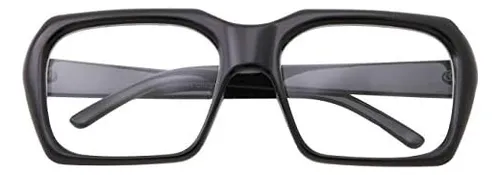 Gafas Transparentes Negras Nerd De Gran Tamaño Grinderpunch