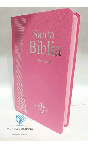 Biblia Reina Valera 1960. Concordancia.  Rosa. Slim.covertex