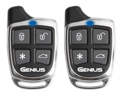 Alarma Auto Genius Sensor Shock + 4 Bloqueos 