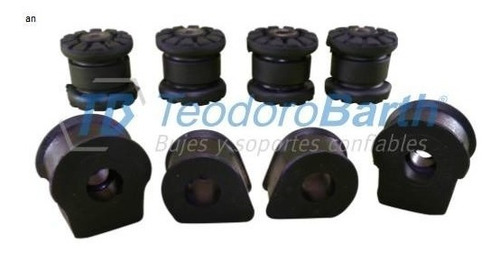 Kit Bujes Tren Delantero 8 Piezas Vw Gacel - Gol 15mm