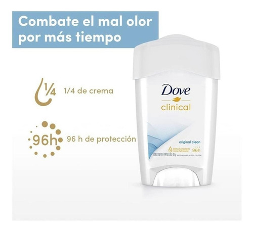 Desodorante Dove Clinical Alta Proteccion 96h 