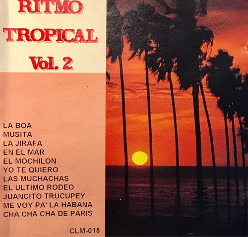 Cd Tropical Vol2 Sonora Brisas De Plata Lobo Y Melon