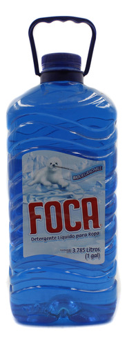 Detergente Foca Liquido 3.785lt -4pzas