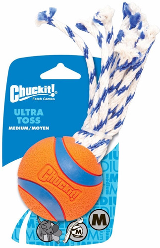 Juguete Perros Chuckit Ultra Toss Pelota Cuerda Medium