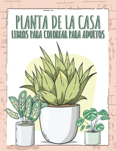 Planta De La Casa Libros Para Colorear Para Adultos: Hermosa