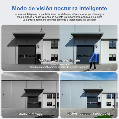 Cámara De Seguridad Wifi Exterior 8MP Doble Lente con Alarma Security Camera Surveillance Dual Screen Auto Tracking Full Color Outdoor IP Cameras 8x Zoom color Banco