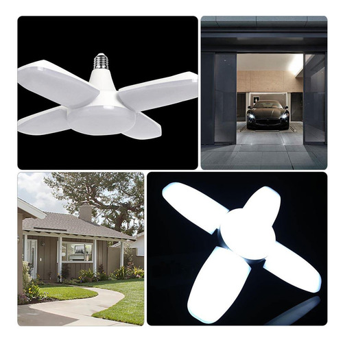 Luces De Garaje Led Plegables Deformables De 6500 K Con Torn