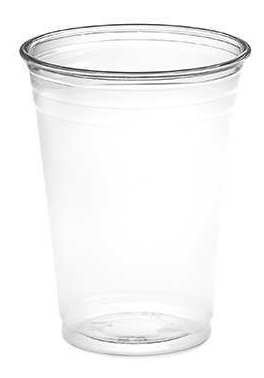 Vaso Desechable Cristal Con Tapa 10oz 100 Pzas