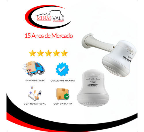 Chuveiro Elétrico Lorenzetti Maxi Ducha Ultra 3t
