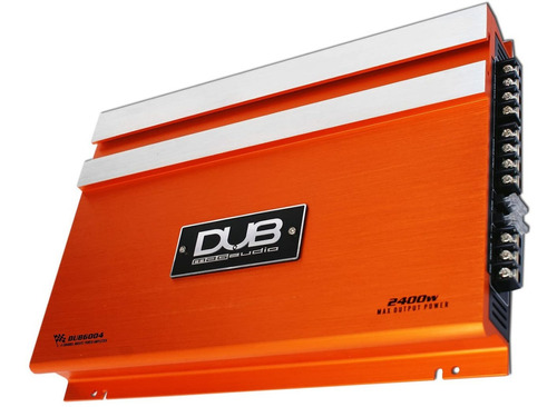 Amplificador 4 Canales Dub 6004 Audiobahn 2400w 400rms 