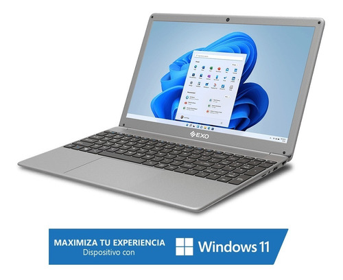 Notebook Exo Xq3h-s3182 Intel I3-11va 8gb Ssd 256 Gb Fhd W11 Color Gris