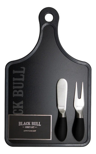 Set De Aperitivos Black Bull Con Cuchillo Y Tenedor APERITIVO