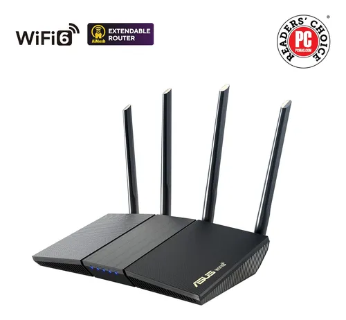 Asus Rt-ax1800s Router Extensible Wifi 6 Dual Band, Subsc...