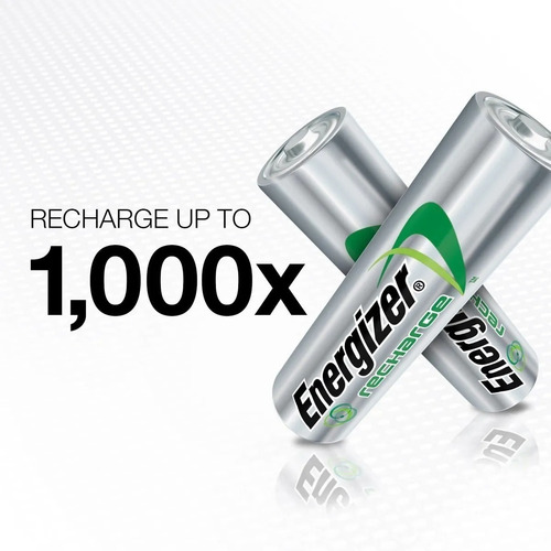 Imagen 4 de 6 de Blister 2 Pilas Recargables Triple Aaa Energizer 700mah 1,2v