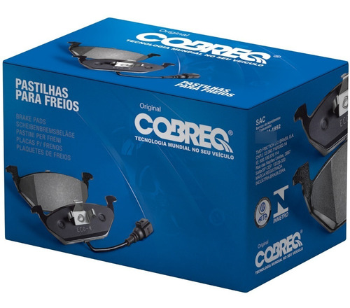 Imagen 5 de 7 de Juego Pastillas De Freno Cobreq Ford Fiesta Max 1.6 - Ka
