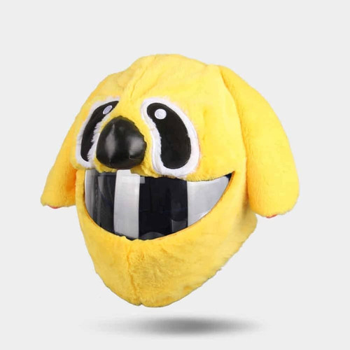 Funda Para Casco De Moto Peluche - Stitch Amarillo Reuben Amarillo - Universal