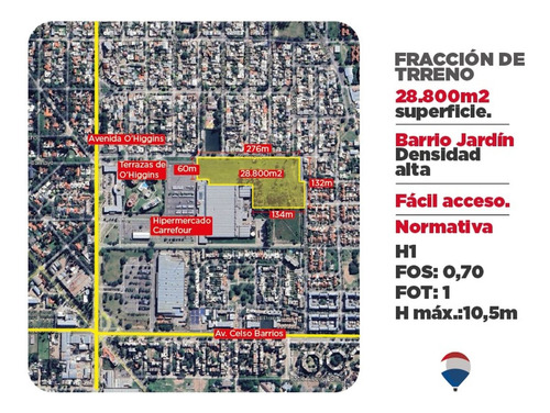 Venta Lote Apto Desarrollo Zona Sur