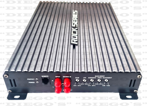Imagen 5 de 7 de Amplificador Rock Series Rks-p1100.1d 2200w Clase D 1 Canal