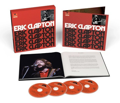 Box Eric Clapton Anniversary Deluxe Edition (2021) 4 Cd