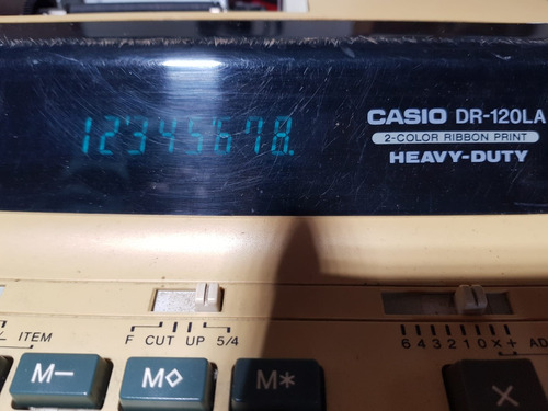 Calculadora Comercial Casio Con Impresor Dr-120la