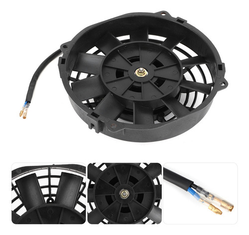 Abanico Eléctrico Universal 8in 10 Aspas 12v 80w