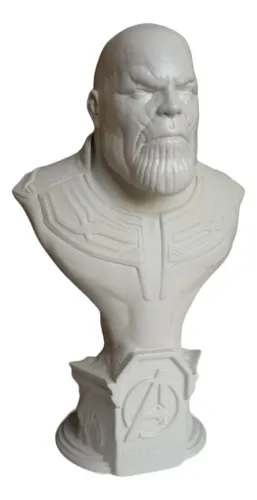 Busto Thanos Para Pintar Marvel Comics Super Heroes