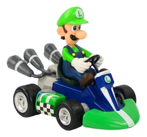 Luigi Conductor Figura De Acción De Mario Kart