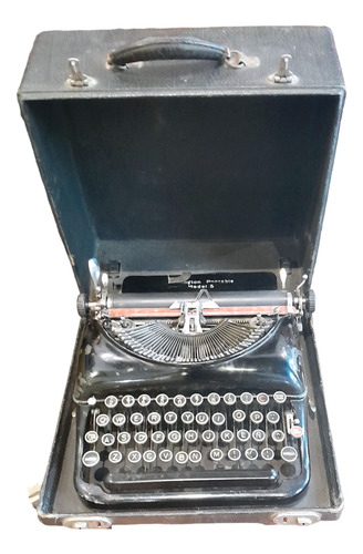 Antigua Máquina De Escribir Remington Portable N° 5 Funciona