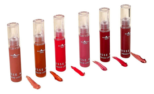 Labial Liquido Mousse Matte Liquid Italia Deluxe Acabado Mate Color 08 Poison Apple