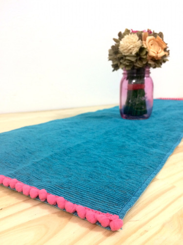 Camino Para Mesa 1,40x30cm Chenille. Consulte Otras Medidas!