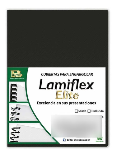 Lamiflex Pasta Para Engargolar Negro T/carta C/25 Juegos