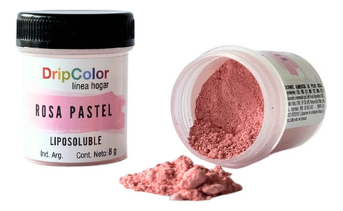 Colorante Comestible Liposoluble Rosa Pastel Drip Color