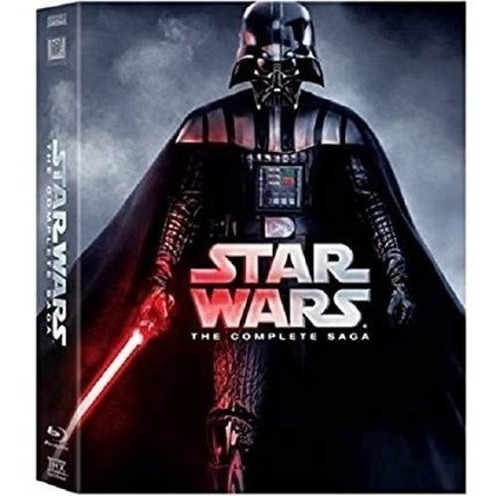 Blu-ray Star Wars A Saga Completa Legendado 9 Discos Luva