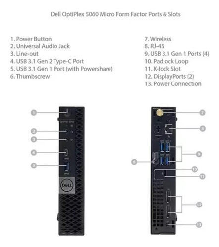 Dell Optiplex 5060 Mff (Reacondicionado)