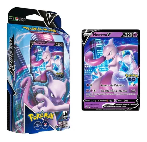 Baralho Batalha de Liga Pokémon Mew VMAX TCG Copag 