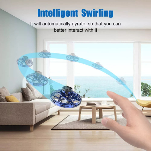 Mini Drone Flying Ball Luz Led Intermitente Para Ni~nas Y Ni