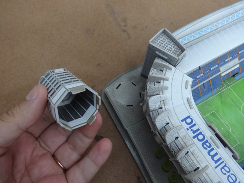 Deporte Antiguo Estadio Real Madrid Futbol Bernabeu Maqueta (Usado)