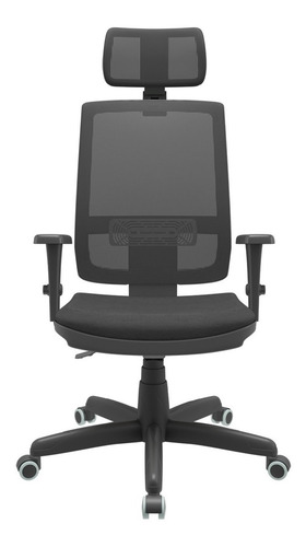 Cadeira De Escritório Presidente Brizza Braço 3d Backplax
