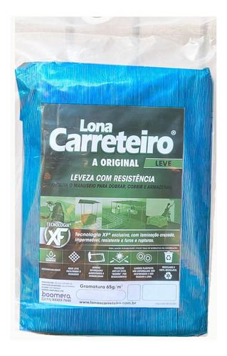 Lona Carreteiro Itap/boomera  Azul   5 X 5m  65mic  7134700-