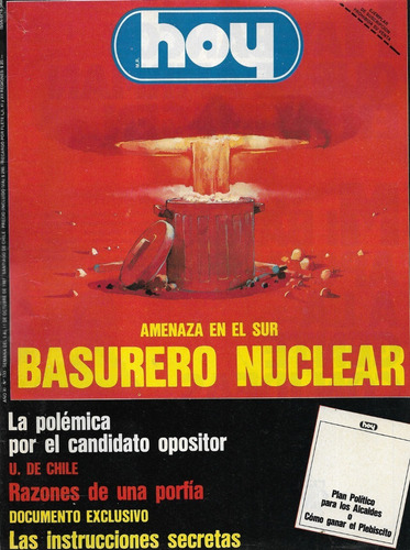 Revista Hoy 533 / 11 Octubre 1987 / Basurero Nuclear