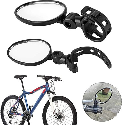 Pack De Espejos Retrovisor De Bicicleta Ajustable Y Rotativo
