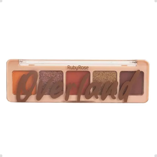 Paleta De Sombras Ruby Rose Overland 5 Cores