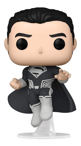 Funko Superman Traje Negro 1123 Justice League Snyder Cut Dc